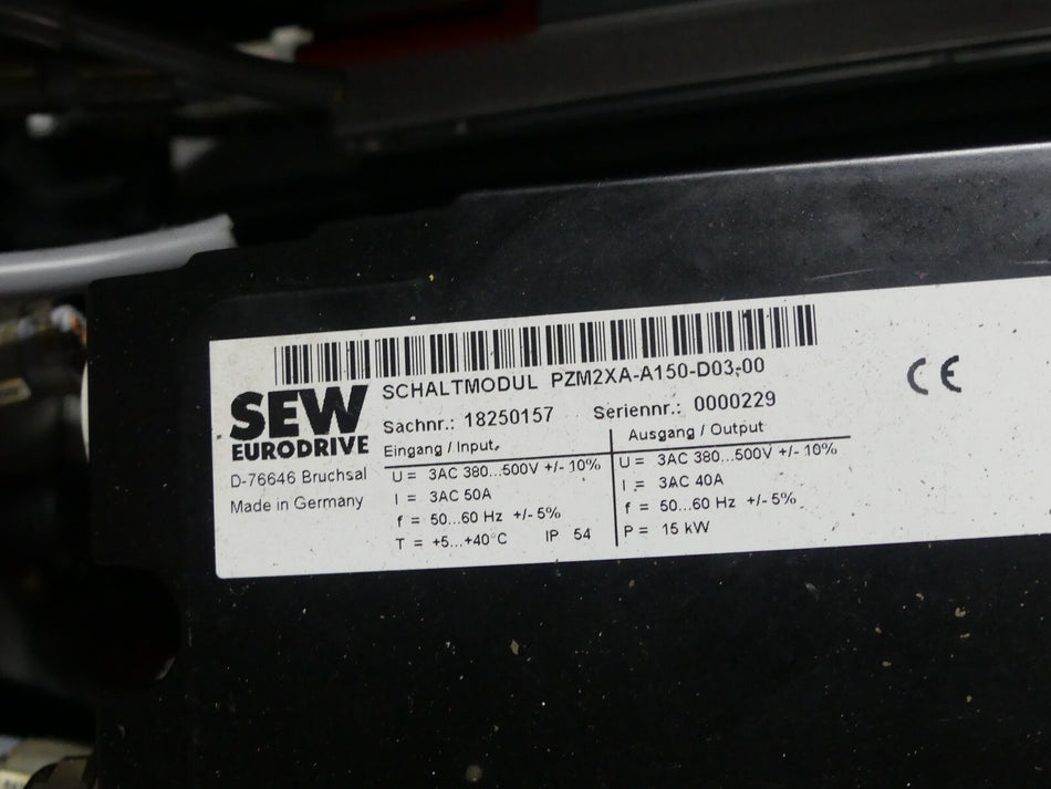 SEW EURODRIVE PHC21A-A040M1-E20A-00/S11