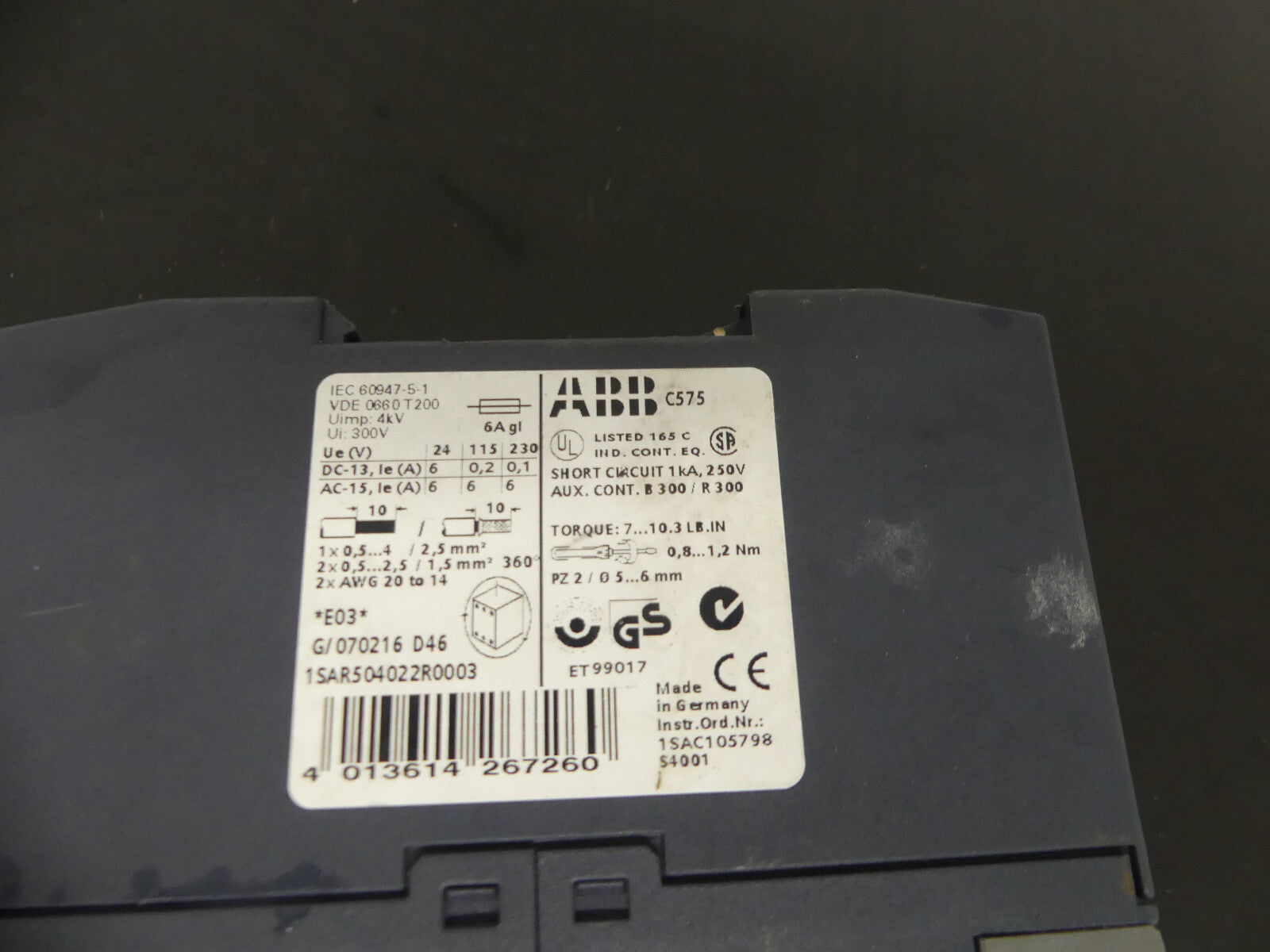 ABB C575 - 1SAR504022R0003