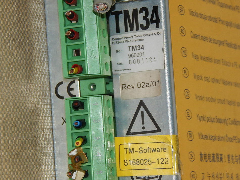  Cooper Power Tools TM34 960.901 Servo-Modul used 