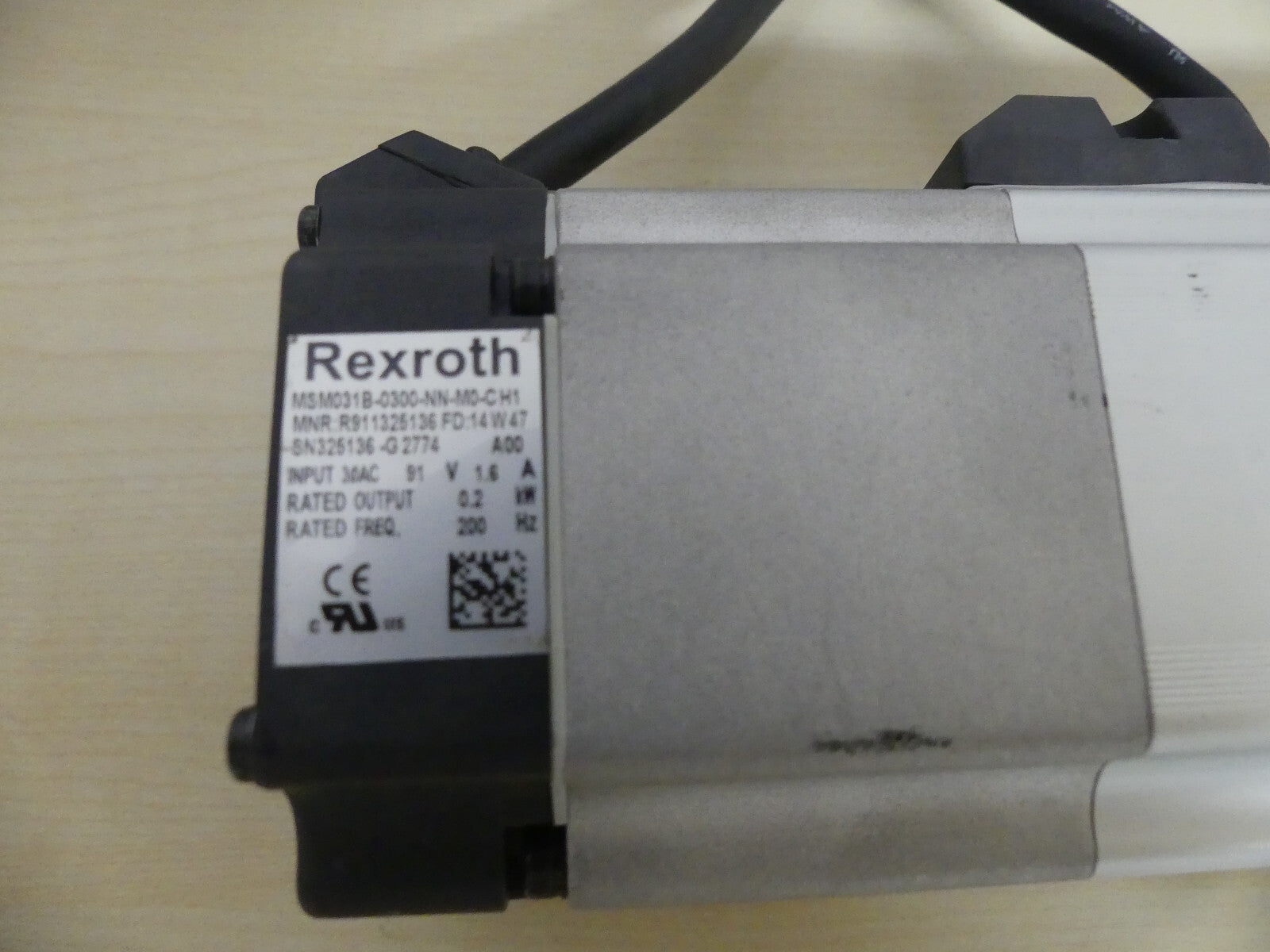 REXROTH MSM031B-0300-NN-M0-CH1 + NEUGART WPLE 60 i=8