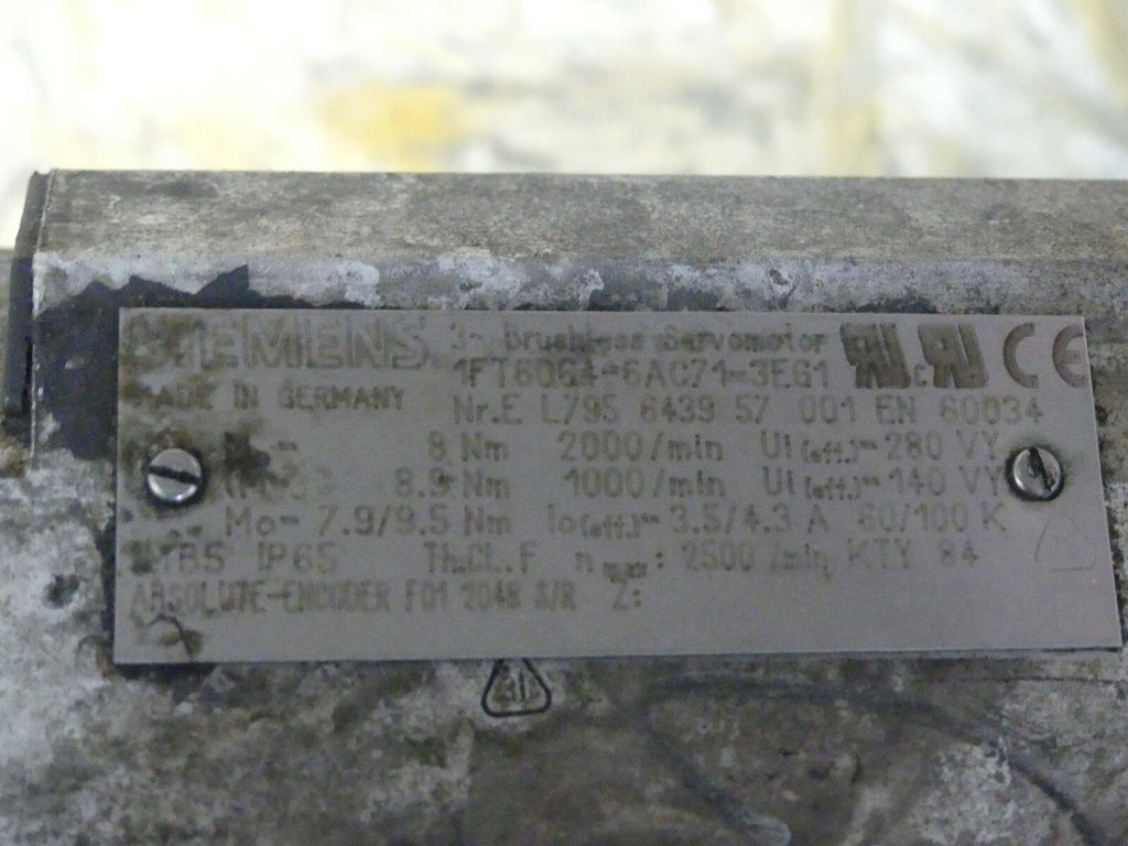 Siemens 1FT6064-6AC71-3EG1