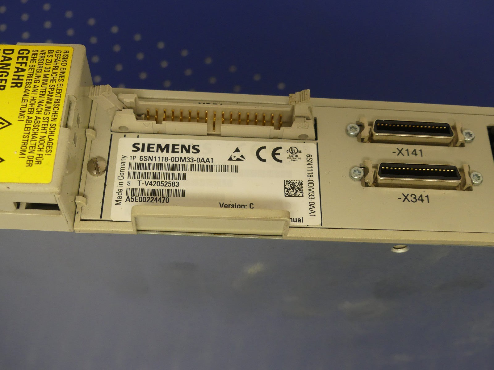 SIEMENS  6SN1123-1AB00-0BA2 + 6SN1118-0DM33-0AA1