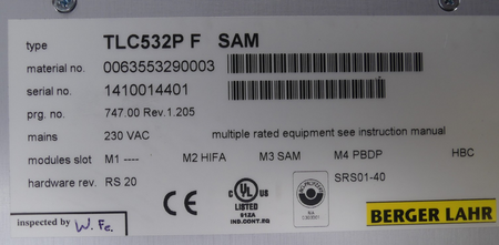 Berger Lahr TLC532P F SAM 0063553290003