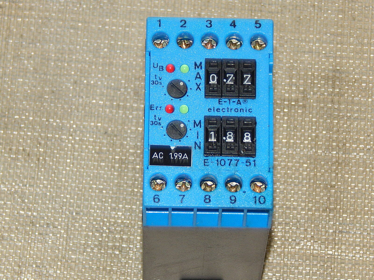 E-T-A Electronic  E-1077-51 MAX/MIN-Wächter used