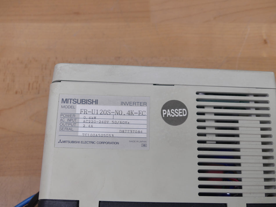 Mitsubishi U100 FR-U120S-N0.4K-EC Frequenzumrichter 0,4kW 220-240V 2,4A Inverter