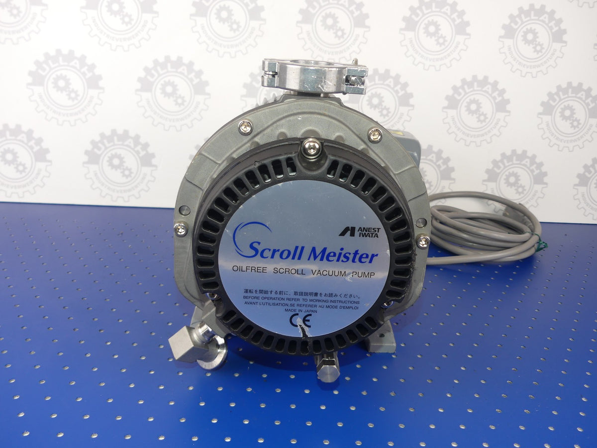 ANEST IWATA SCROLL MEISTER OILFREE SCROLL VACUUM PUMP ISP-90CS50