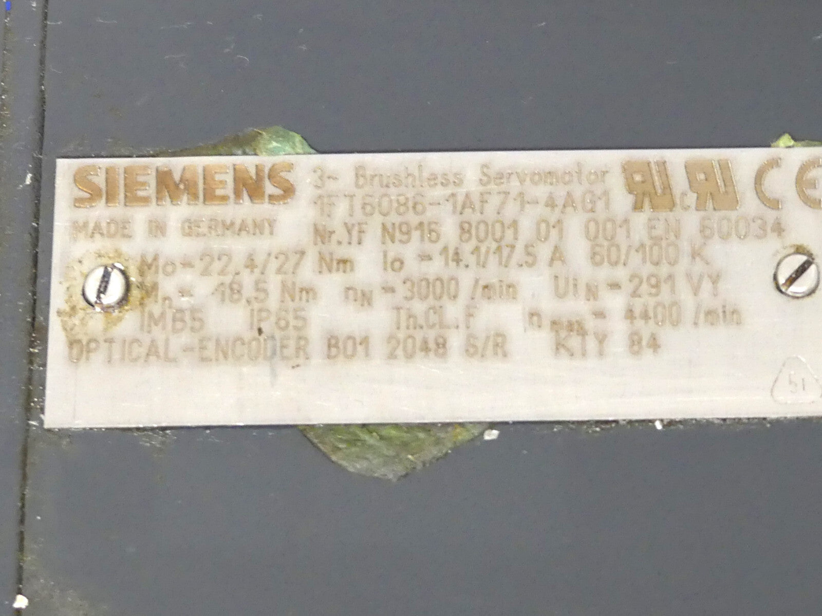 Siemens 1FT6086-1AF71-4AG1