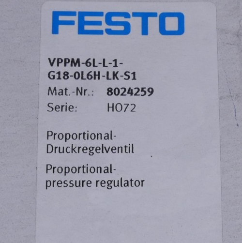 FESTO VPPM-6L-L-1-G18-0L6H-LK-S1 8024259