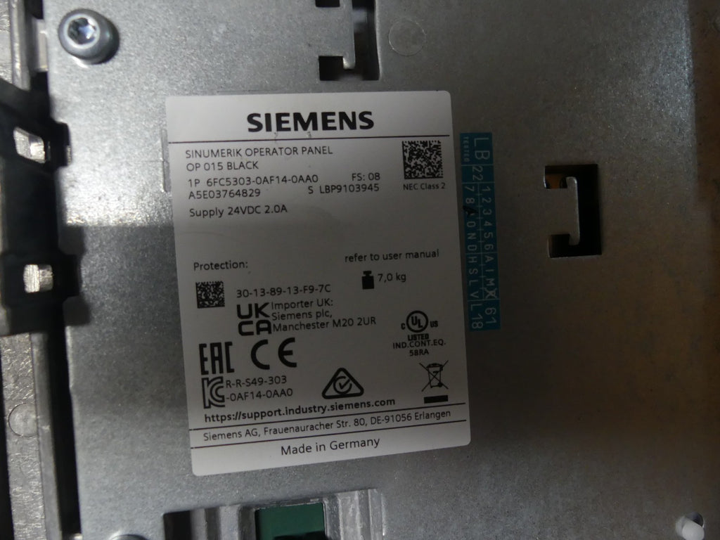 Siemens 6FC5303-0AF14-0AA0