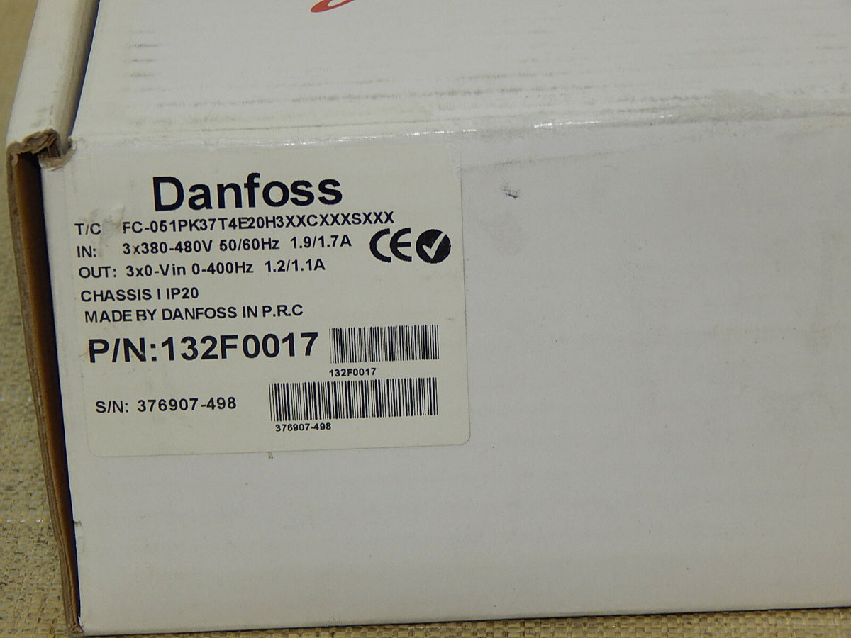 Danfoss FC-051PK37T4E20H3XXCXXXSXXX Umrichter New