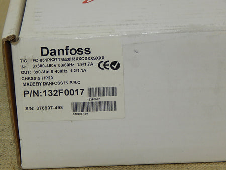 Danfoss FC-051PK37T4E20H3XXCXXXSXXX Umrichter New