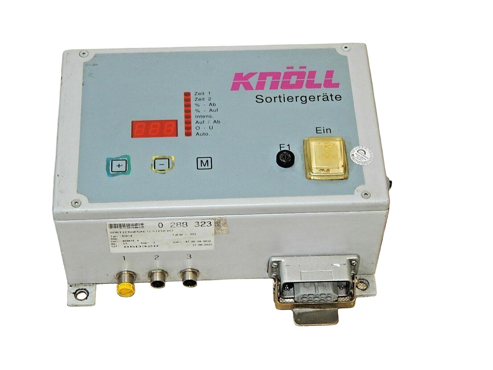  knöll KSE-4 SORTIERGERÄTESTEUERUNG USED