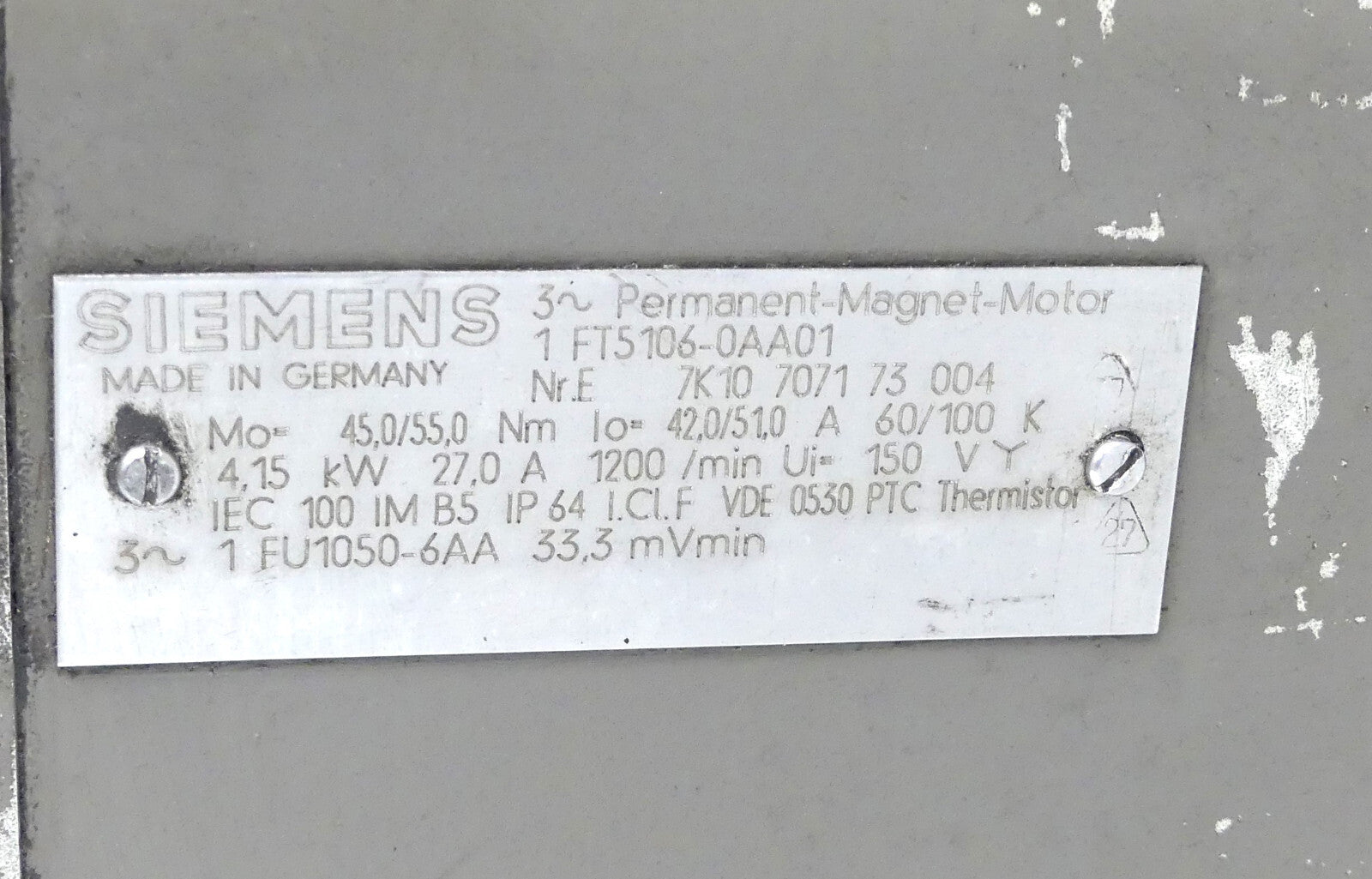SIEMENS 1FT5106-0AA01