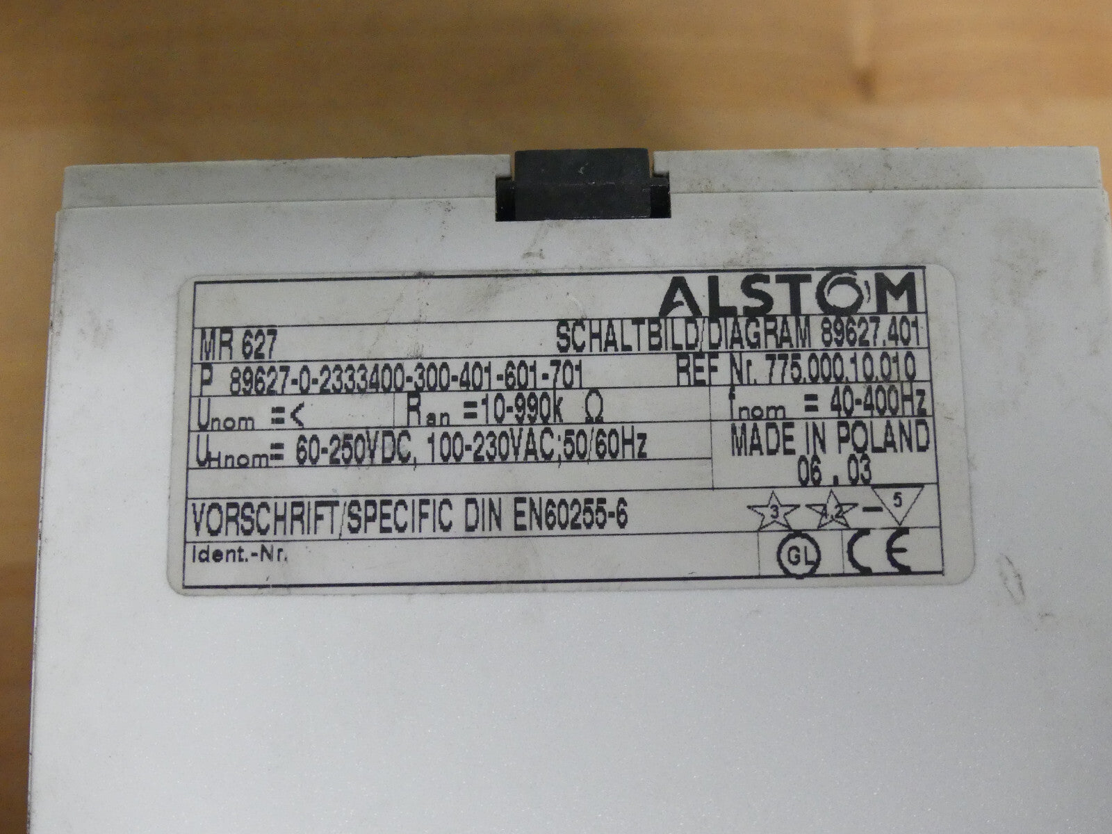 ALSTOM MR627 used
