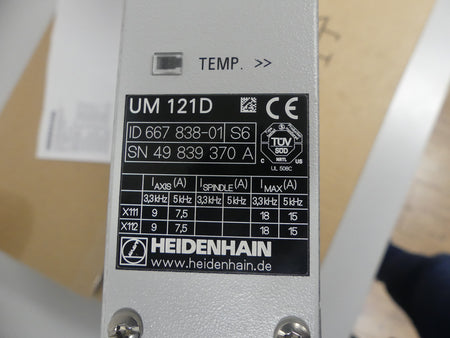 Heidenhain UM 121D ID 667838-01   Neuwertig
