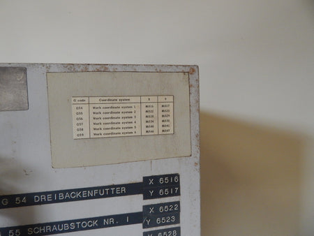 MATSUURA BEDIENFELD, EN4-00430A GEBRAUCHT