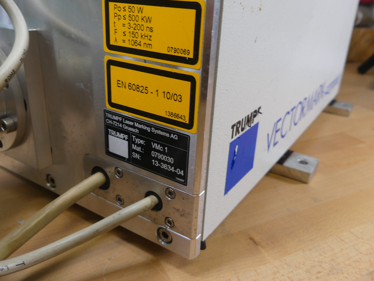 Trumpf VectorMark compact Lasermarkiersystem  VMc 1 +HSR 10