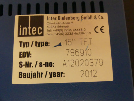 Intec 15" TFT