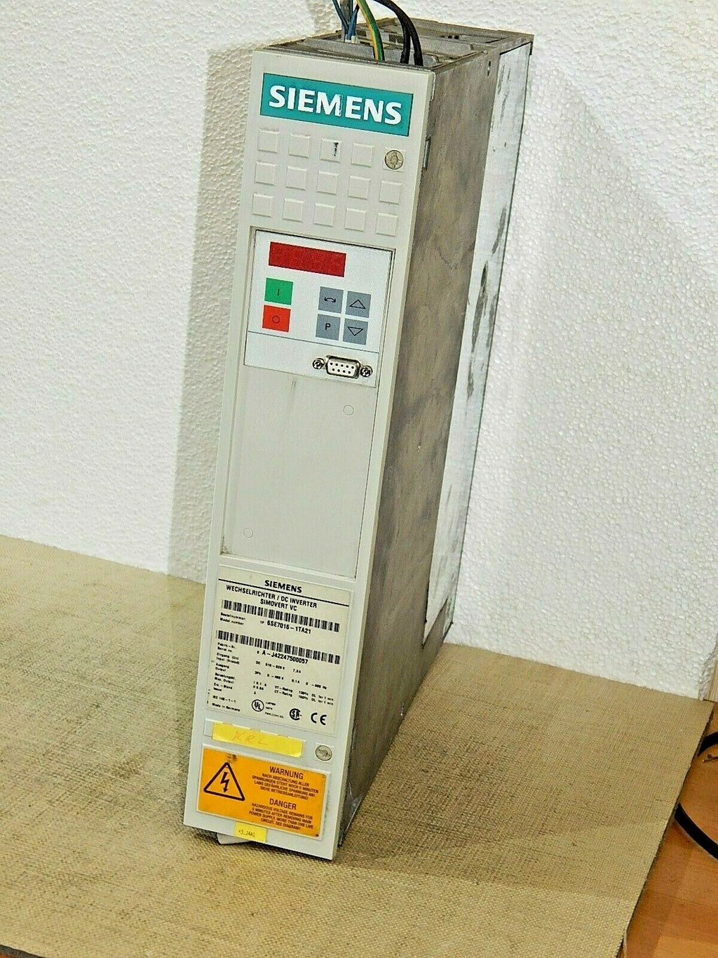 SIEMENS Simovert VC Wechselrichter 6SE7016-1TA21  used  s.Bilder 