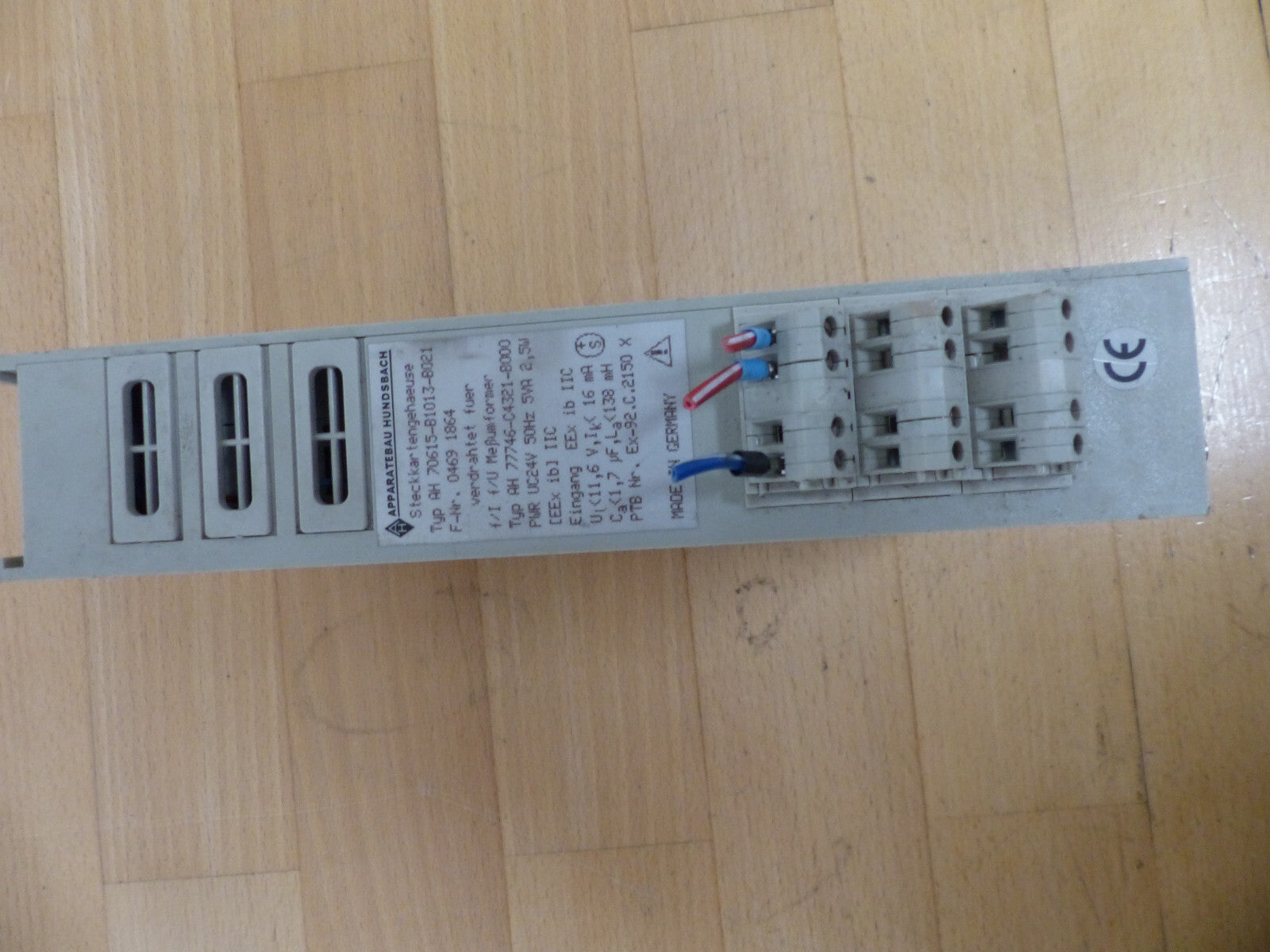 APPARATEBAU HUNDSBACH STECKKARTENGEHAEUSE AH 70615-B1013-B021