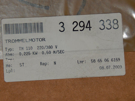 BDL TM 110S TROMMELMOTOR Unbenutzt 