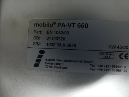 mobilo PA-VT 650