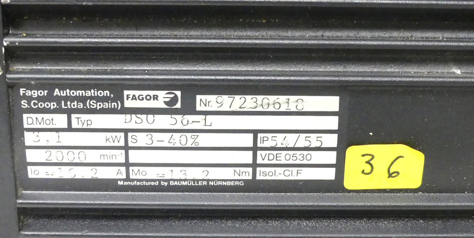BAUMÜLLER FAGOR DS0 56-L   DS056-L
