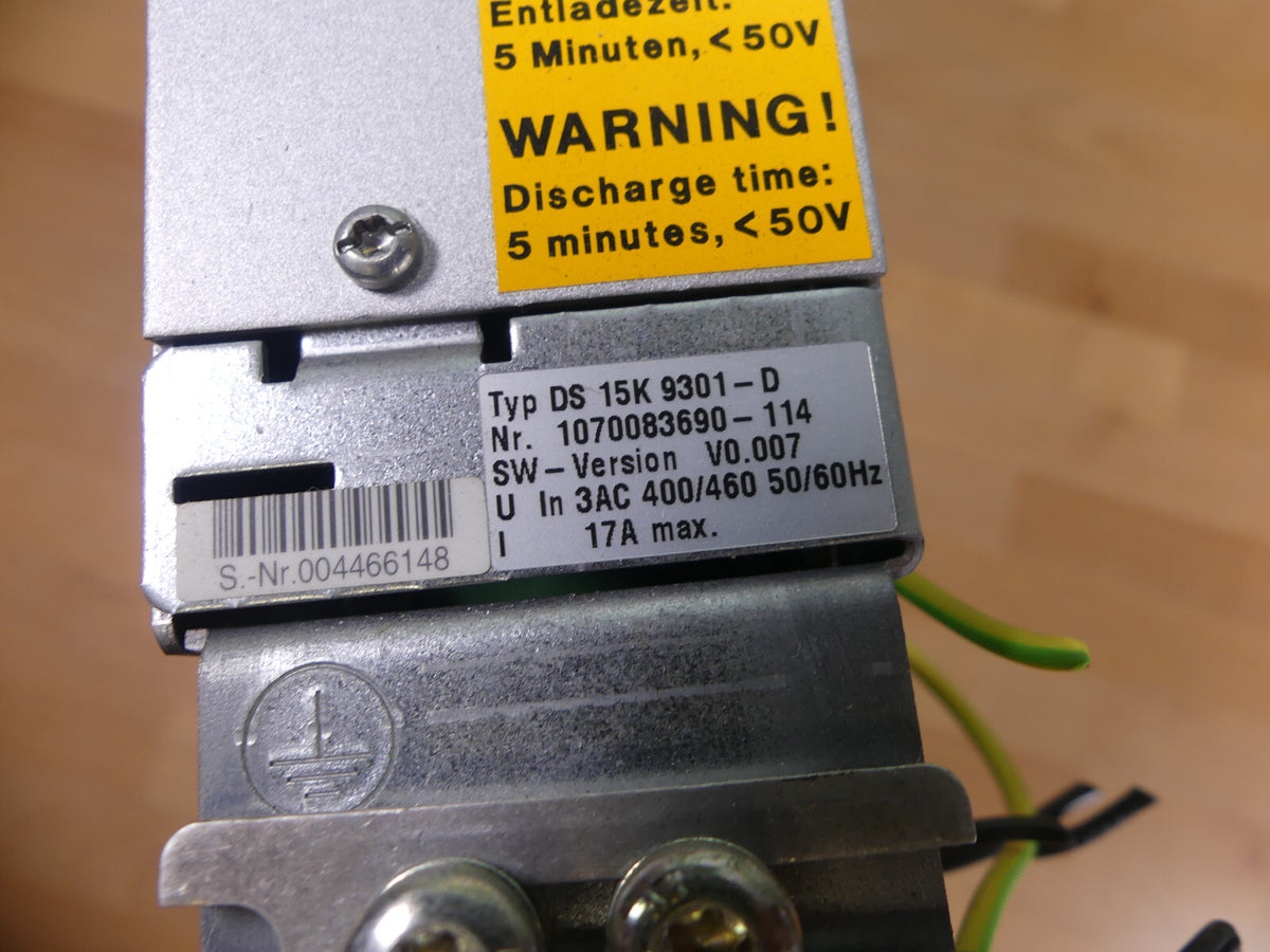 BOSCH DS 15K 9301-D Servodriver used s.Bilder