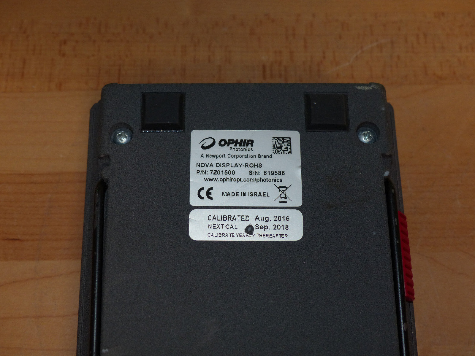 Ophir Nova  DISPLAY ROHS P/N: 7Z01500 Fernbedienung Anhänger used s.Bilder