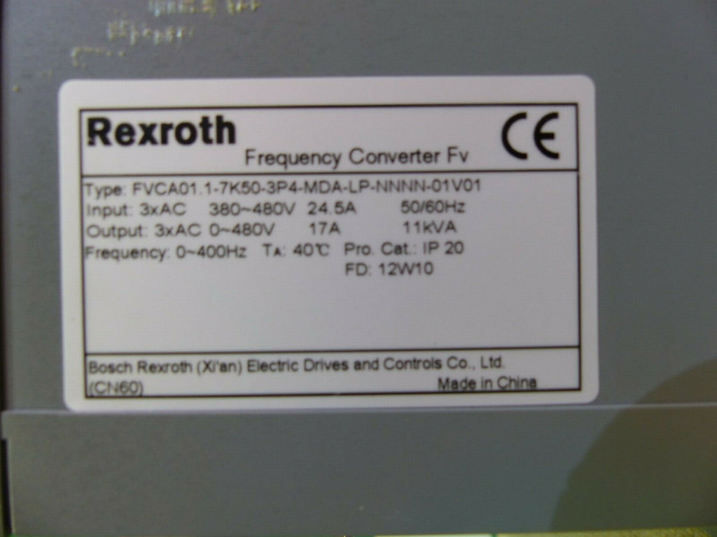 Rexroth FVCA01.1-7K50-3P4-MDA-LP-NNNN-01V01