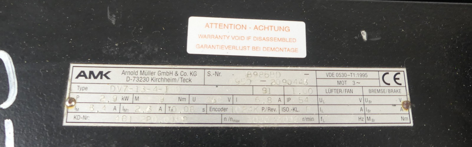 AMK DV7-13-4-I00