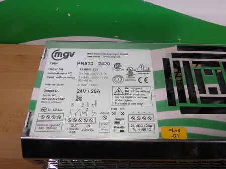MGV Stromversorgung Netzteil PH513-2420