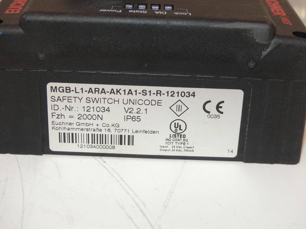 EUCHNER MGB-L1-ARA-AK1A1-S1-R-121034
