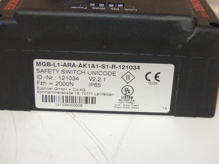 EUCHNER MGB-L1-ARA-AK1A1-S1-R-121034