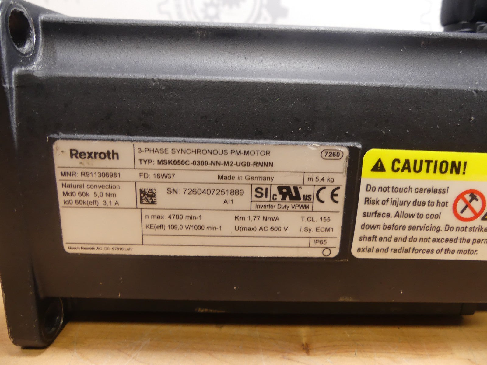 REXROTH MSK050C-0300-NN-M2-UG0-RNNN