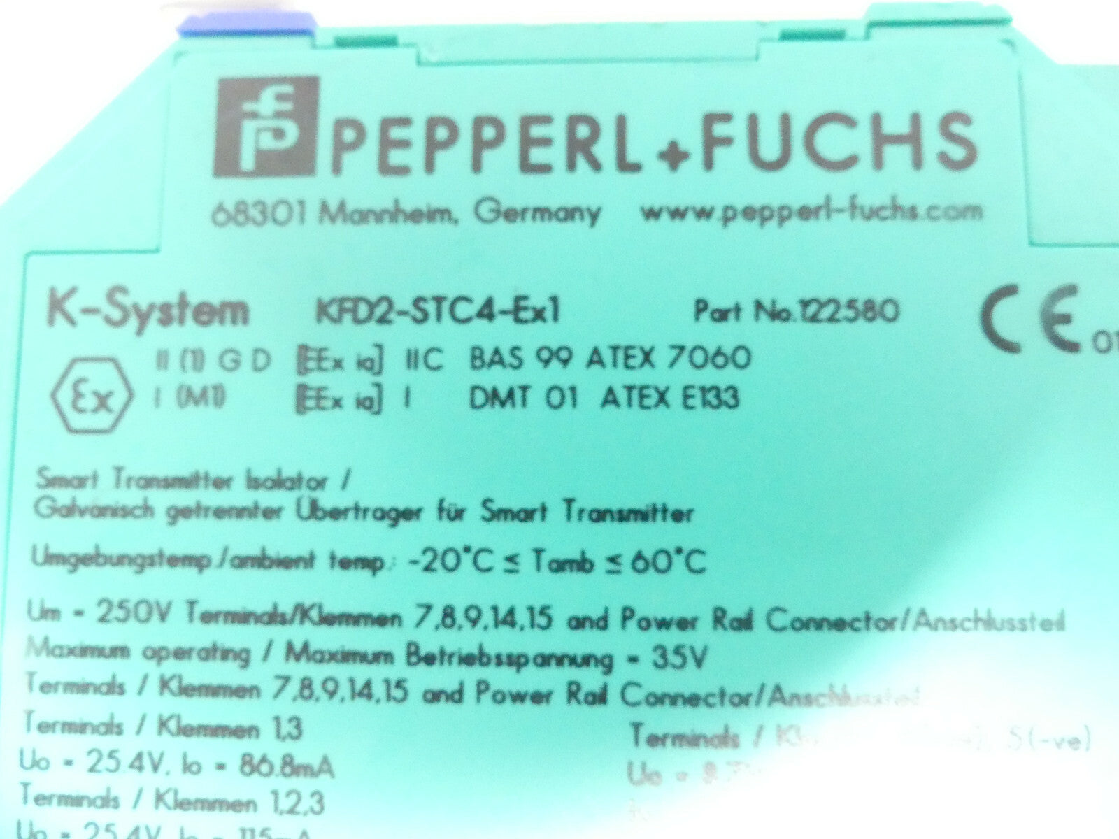 Pepperl Fuchs KFD-STC4-Ex1