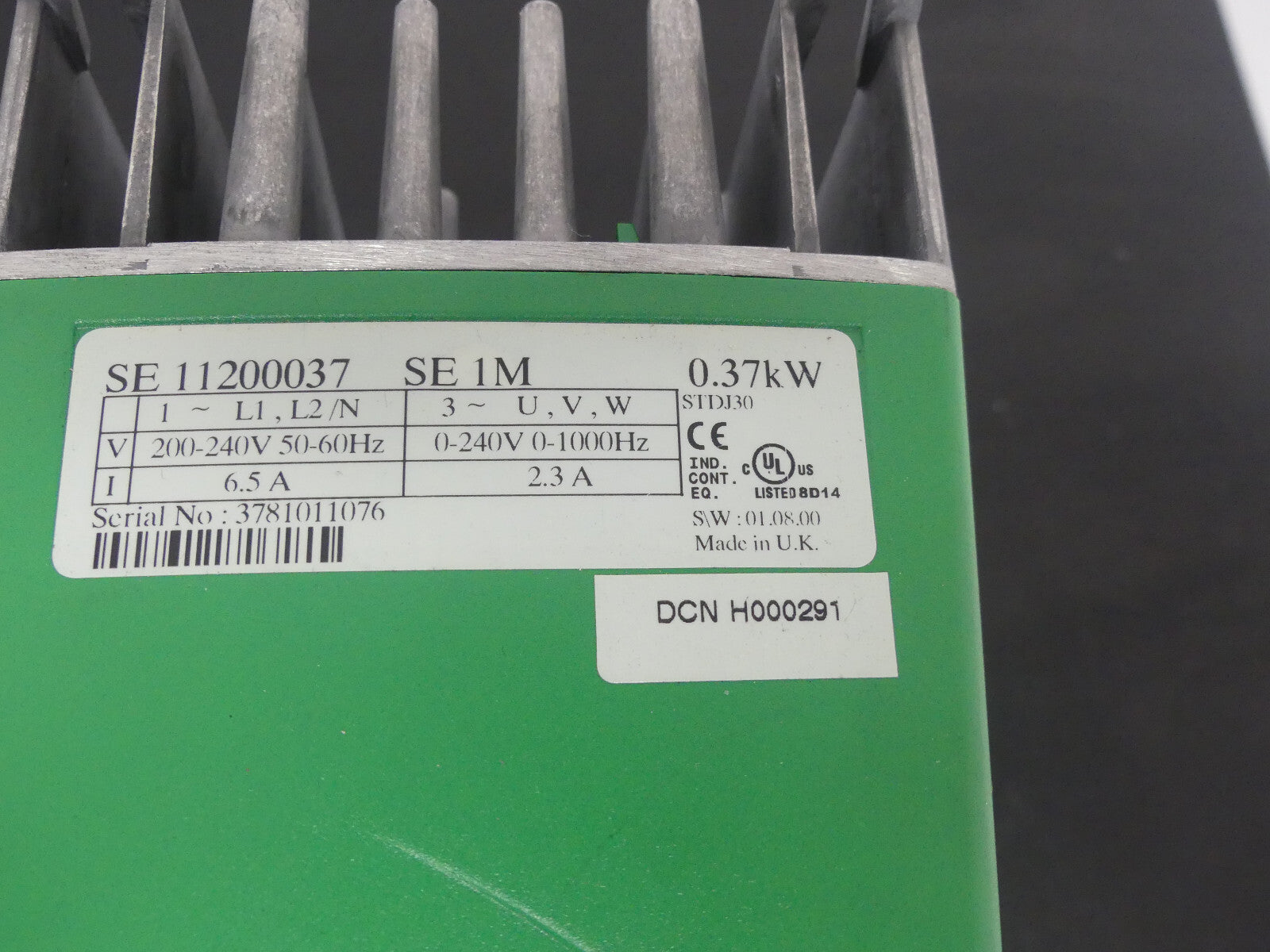 Control Techniques Se11200037 Se 1 M Se 11200037 0,37kw