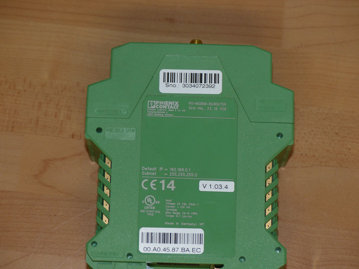 Phoenix Contact PSI-MODEM-3G/ROUTER  // 23 14 00 8