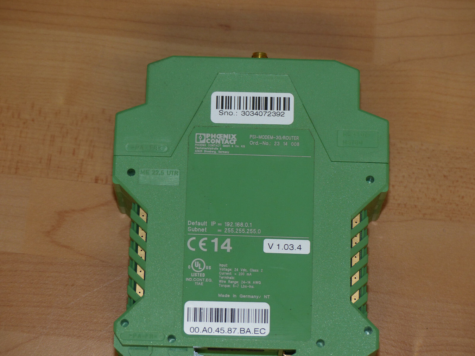 Phoenix Contact PSI-MODEM-3G/ROUTER  // 23 14 00 8