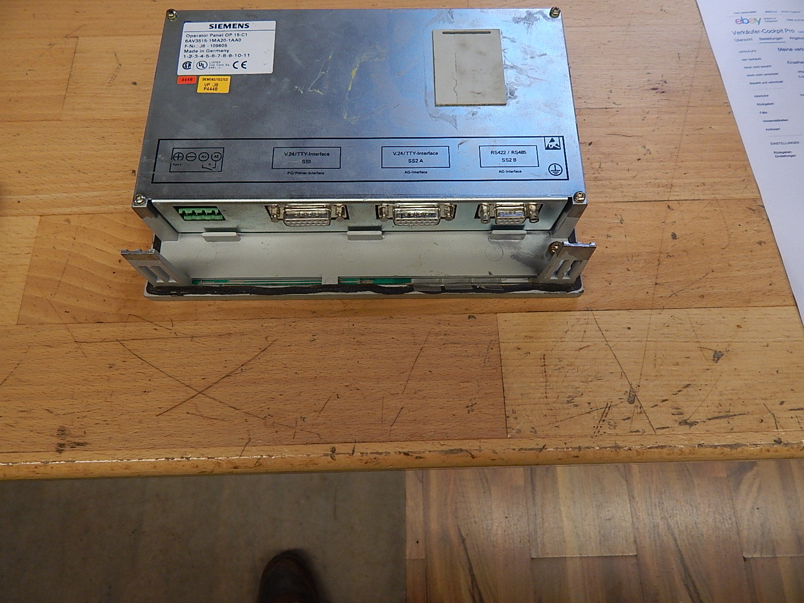 Siemens Operator Panel OP15 6AV3515-1MA20-1AA0  