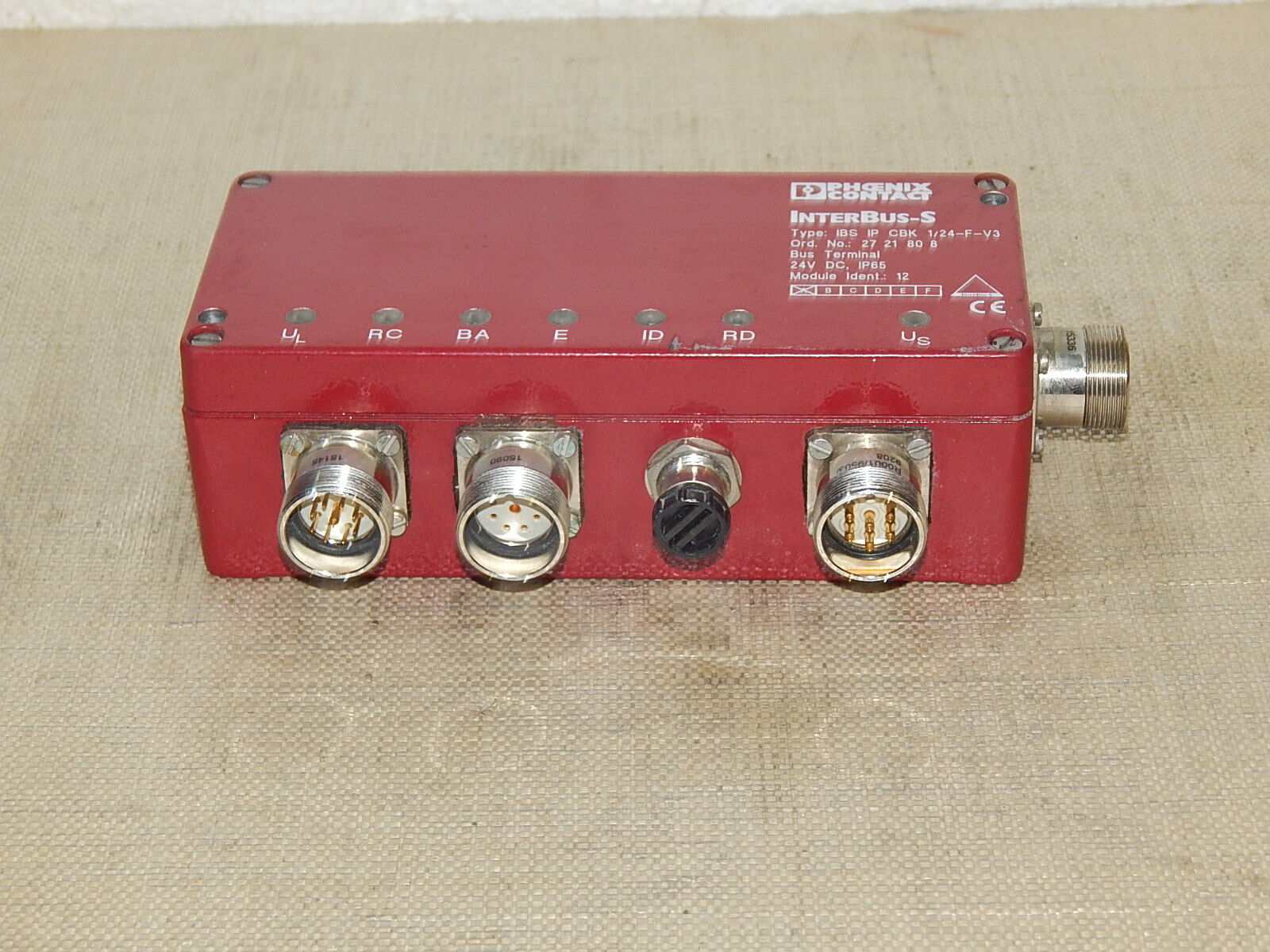  Phönix contact Interbus-S IBS IP CBK 1/24-F-V3, No.: 2721808 used