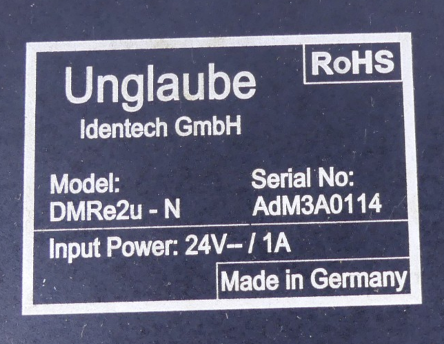 UNGLAUBE Identech DMRe2u-N Kamera