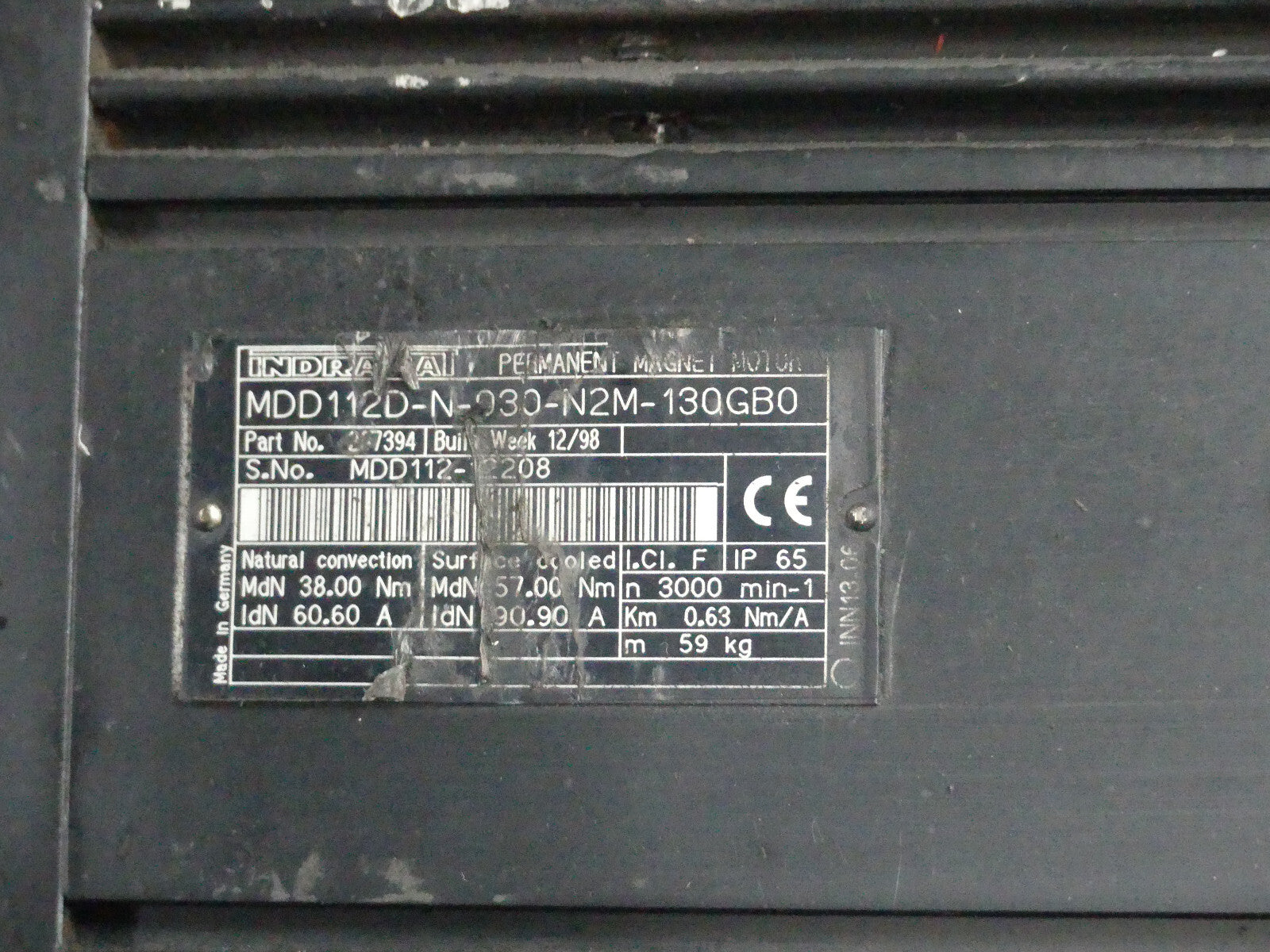INDRAMAT MDD112D-N-030-N2M-130GB0
