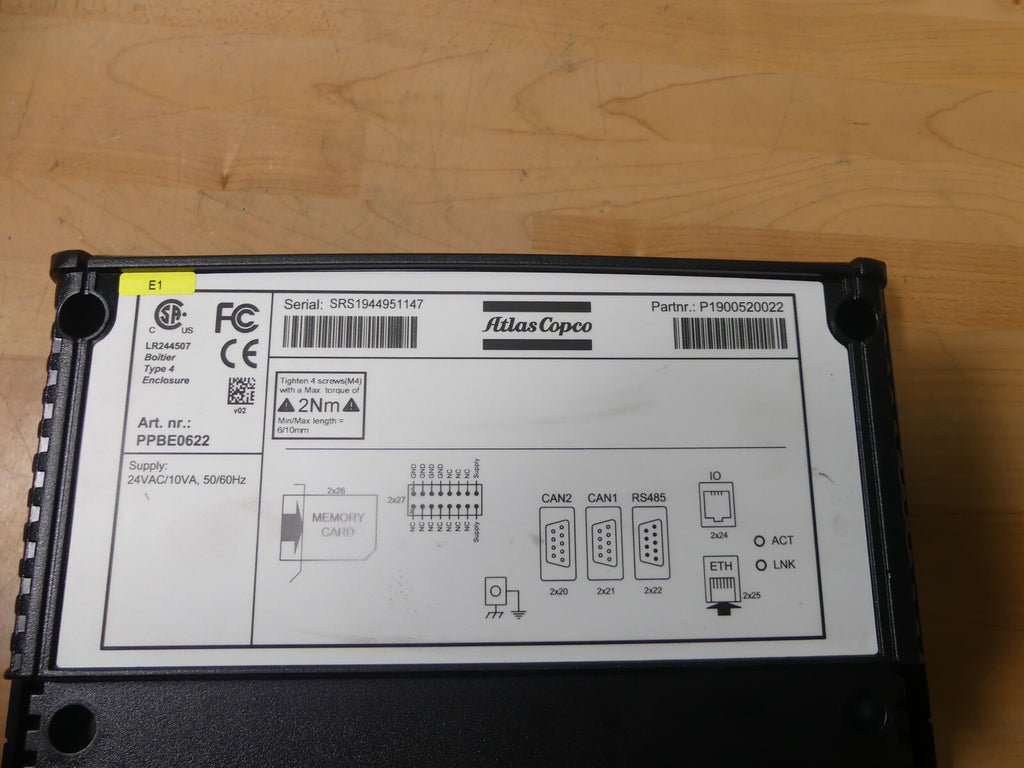 Atlas Copco Ppbe0622 Elektronikon Grafik Plus Panel P1900520022
