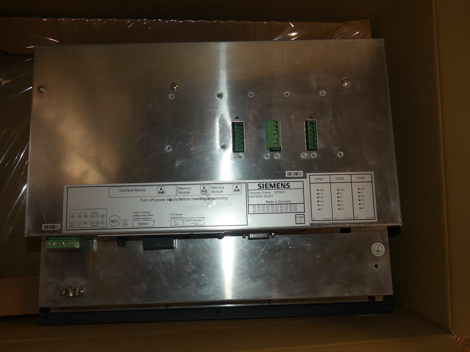 Siemens Operator Panel OP30/C Color 6AV3530-1RS31