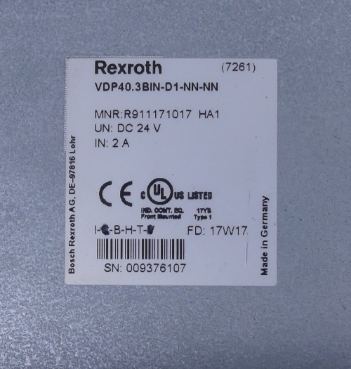 Rexroth VDP40.3BIN-D-1-NN-NN R911171017