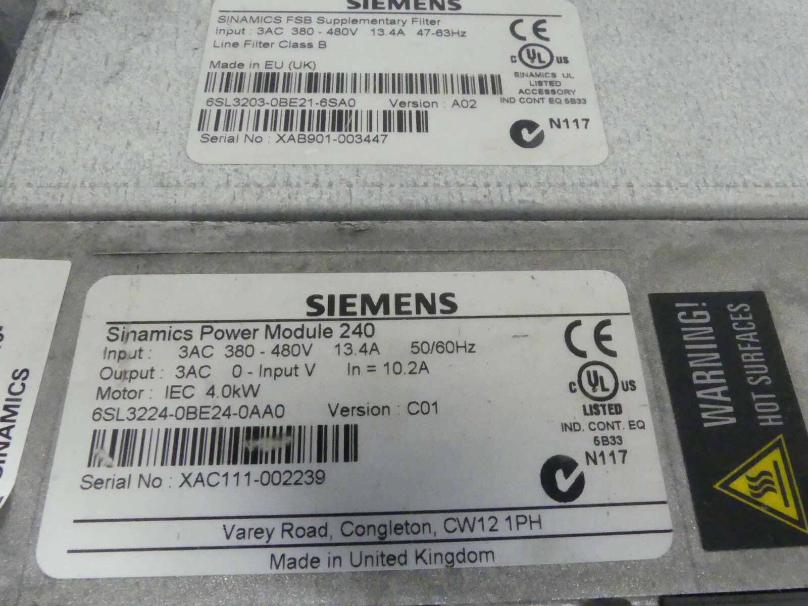 Siemens 6SL3224-0BE24-0AA0