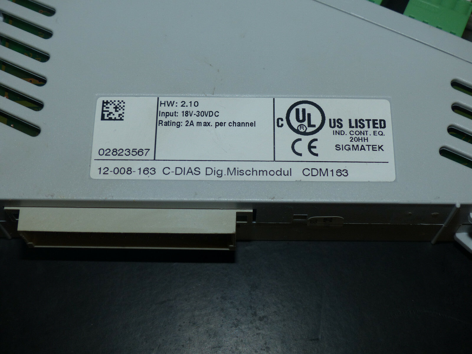 Sigmatek C-DIAS digitales Mischmodul CDM163 (12-008-163-O)