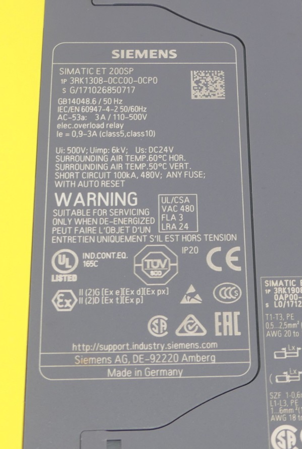SIEMENS 3RK1308-0CC00-0CP0