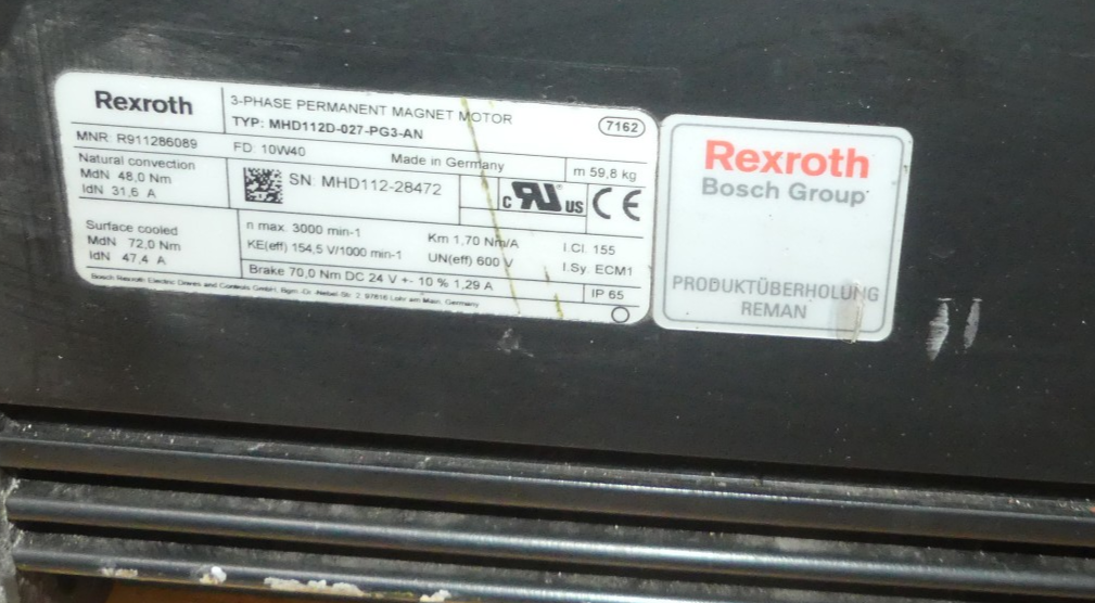 Rexroth MHD112D-027-PG3-AN